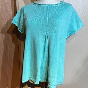 Heather b l Women's Aqua Knit Top